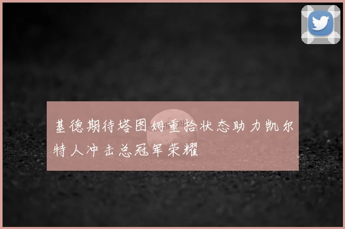 基德期待塔图姆重拾状态助力凯尔特人冲击总冠军荣耀
